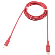 For Samsung Galaxy Z Fold6 - USB-C to Type-C Red 6ft Long Cable PD Fast Charger
