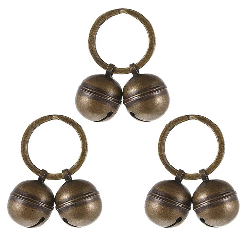 4/8X Extra Laut Katze & Hund Messing Glocken Zubehör für Haustier Halsband Charm Anhänger HEISS - Bild 9 von 17