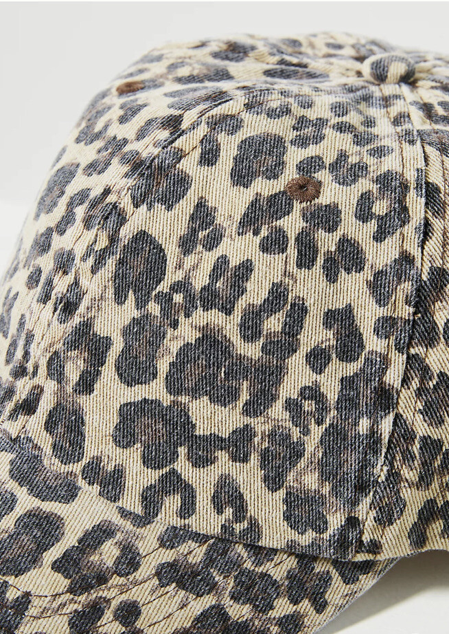 Anthropologie Hat Attack Forest Green Wool Felt Hat Leopard 