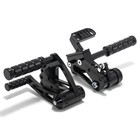 BLACK ULTIMA BILLET FORWARD CONTROLS FOR HARLEY HERITAGE BIG TWIN FL FLH FXS FX