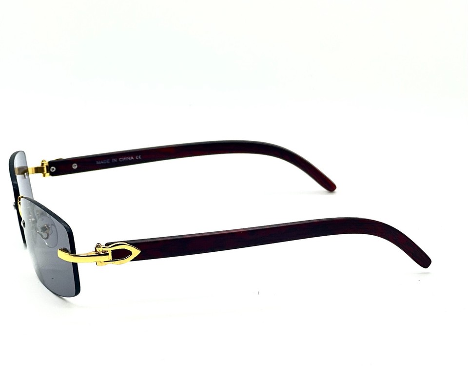 Men Women Classy Elegant Sophisticated Style Clear Lens EYE GLASSES Gold Rimless Frame Gold Cp18o6o2n8x
