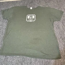 Gildan Softstyle Beer & Benevolence Dogfish Head Green T-Shirt 2XL Graphic Short