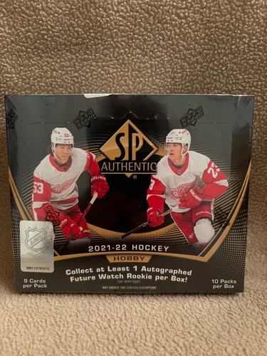 2021-22 Upper Deck SP Authentic NHL Hockey Hobby Box - Factory Sealed