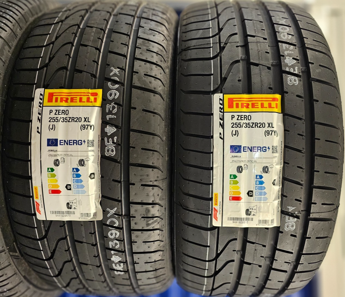 2X NEW PIRELLI P ZERO 255/35 ZR20 XL 97Y 255 35 20 JAGUAR JRS
