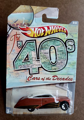2011 Hot Wheels PURPLE PASSION The '40s Cars of the Decades Brown #8/32 1/64 5SP