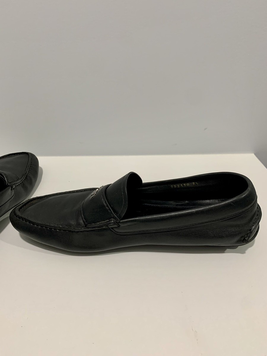 Prada Mens Leather Loafers 2D2170 Size 7.5 / 8 | eBay