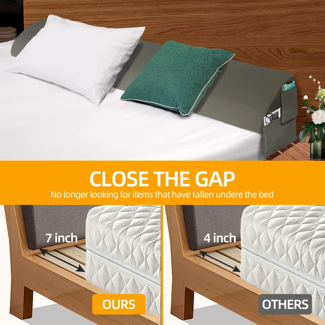 Queen Size Bed Wedge Pillow/Mattress Wedge/Headboard Pillow//Bolster Pillow Clos eBay