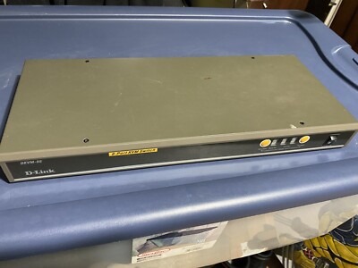 D-Link 8-Port Rack-Mounted KVM Switch DKVM-8E) With Power Cord.