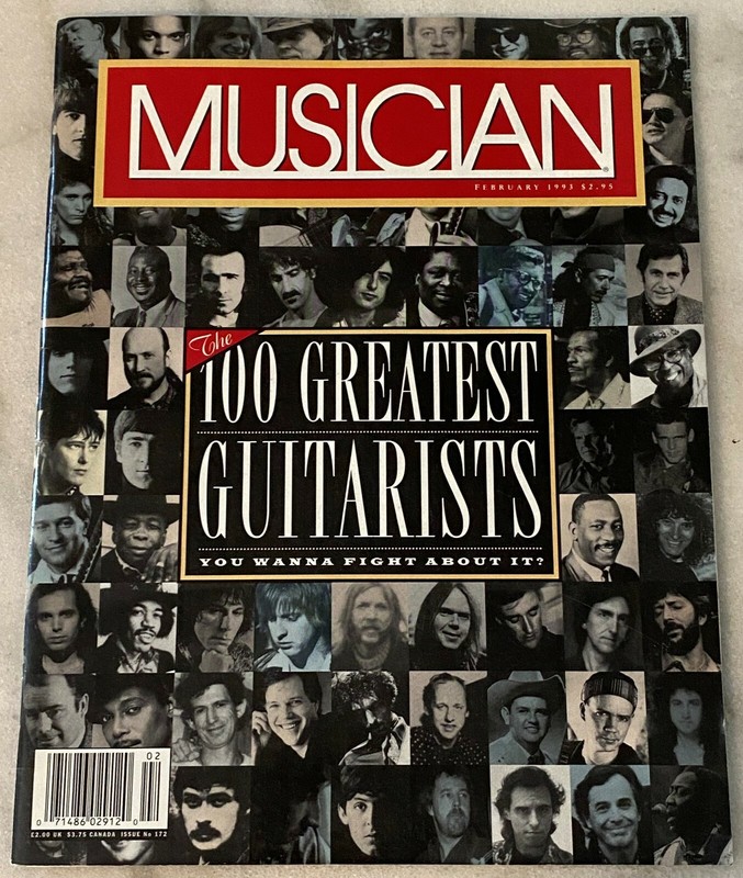MUSICIAN Magazine Feb 1993 - The 100 Greatest Guitarists - Alice In Chains