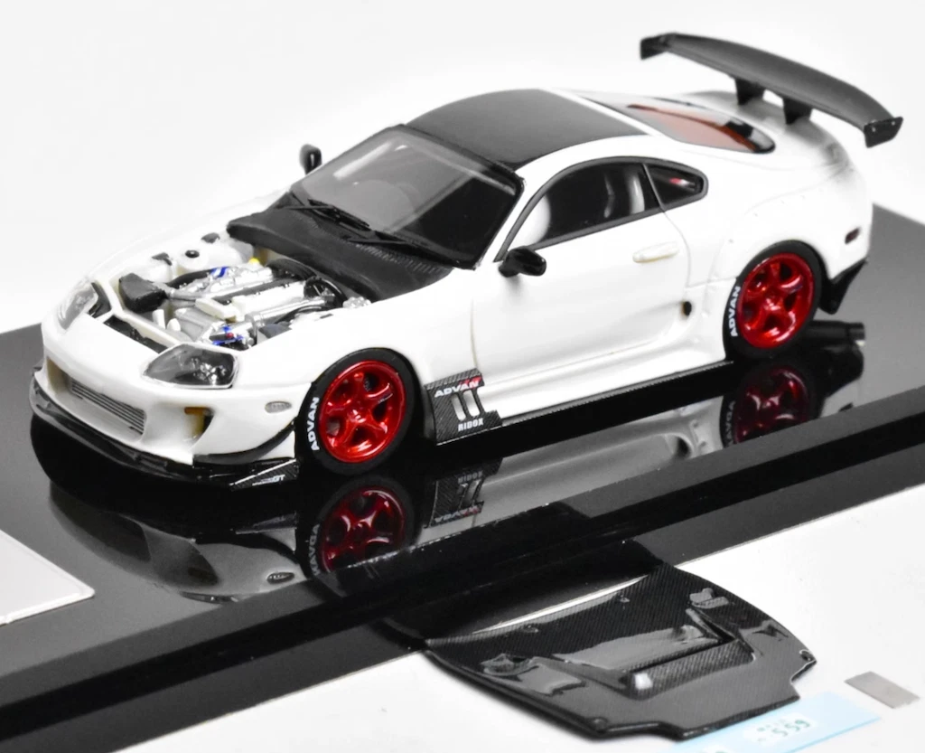 新作グッ 1/64 Model YM Resin White A80 JZA80 Supra Toyota model car 乗用車