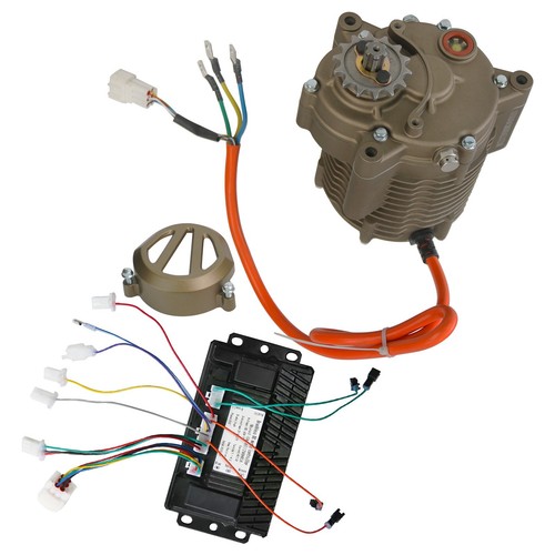 Motore e regolatore DC brushless 72V 1000W per dirt pit bike elettrica ATV buggy - Foto 17 di 21