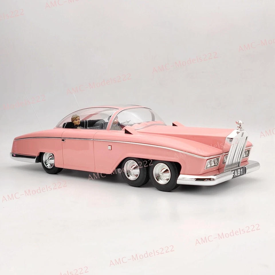 1/18 AMIE Rolls Royce Lady Penelope's Thunderbirds FAB 1 Resin Models Car - Image 2 of 4