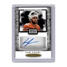 2021 SAGE Premier Draft Sam Cosmi RC Auto #A176