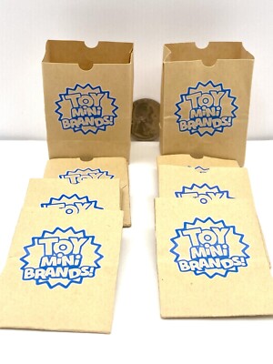 8 Zuru 5 Surprise Toy Mini Brands Paper Bags. There Are Eight of Them.