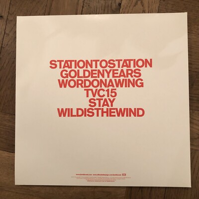 David Bowie – Station To Station Box Set, Deluxe Edition | eBay