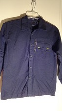 Gap Kids Navy, Zip Off Sleeves, Cotton Shirt, Kids XL 12 NWT 