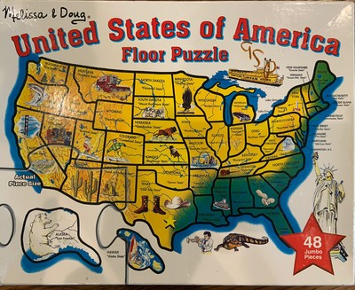 melissa and doug united states floor puzzle