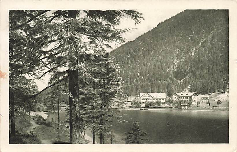 alte sw AK Planseehotel Seespitze, Nordtirol 1921 gelaufen