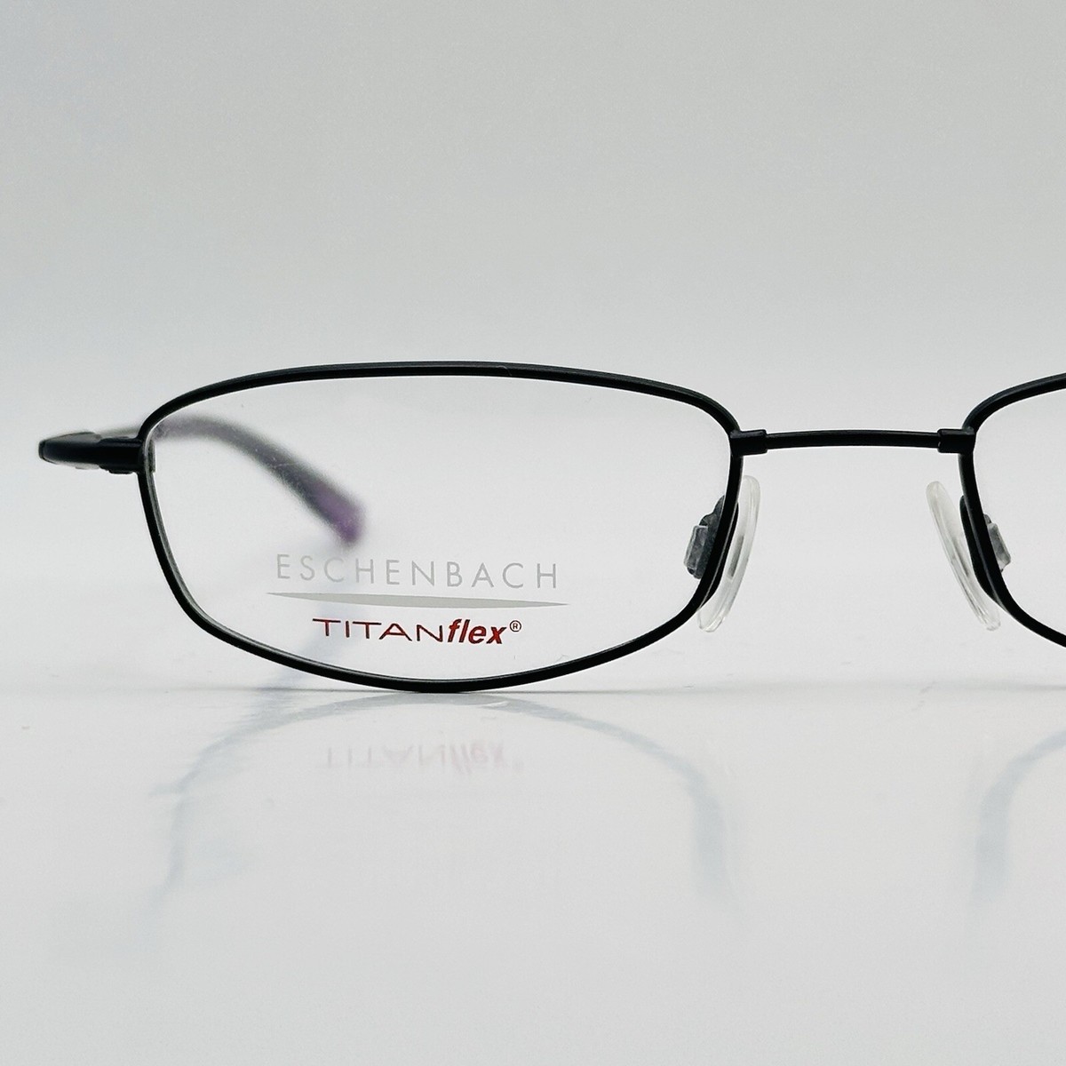メガネ ESCHENBACH Eschenbach Eyewear - titanflex eb 826035 - 50 Eschenbach Eyeglasses For Women And Men Square Black Crush