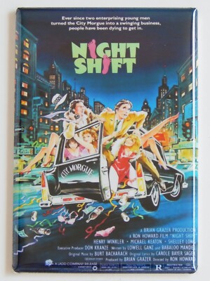 Night Shift FRIDGE MAGNET movie poster