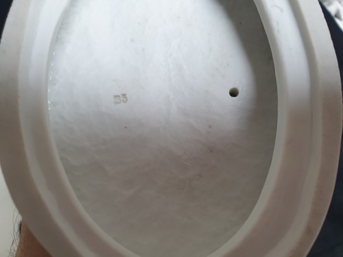 Greek discus launcher porcelain Olympics 30cm, discobolos white damaged - Picture 13 of 19