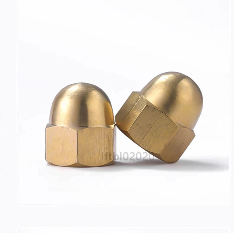 Hutmuttern DIN 1587 Muttern Messing M3 M4 M5 M6 M8 M10~M20 Hutmutter hohe Form - Bild 3 von 4