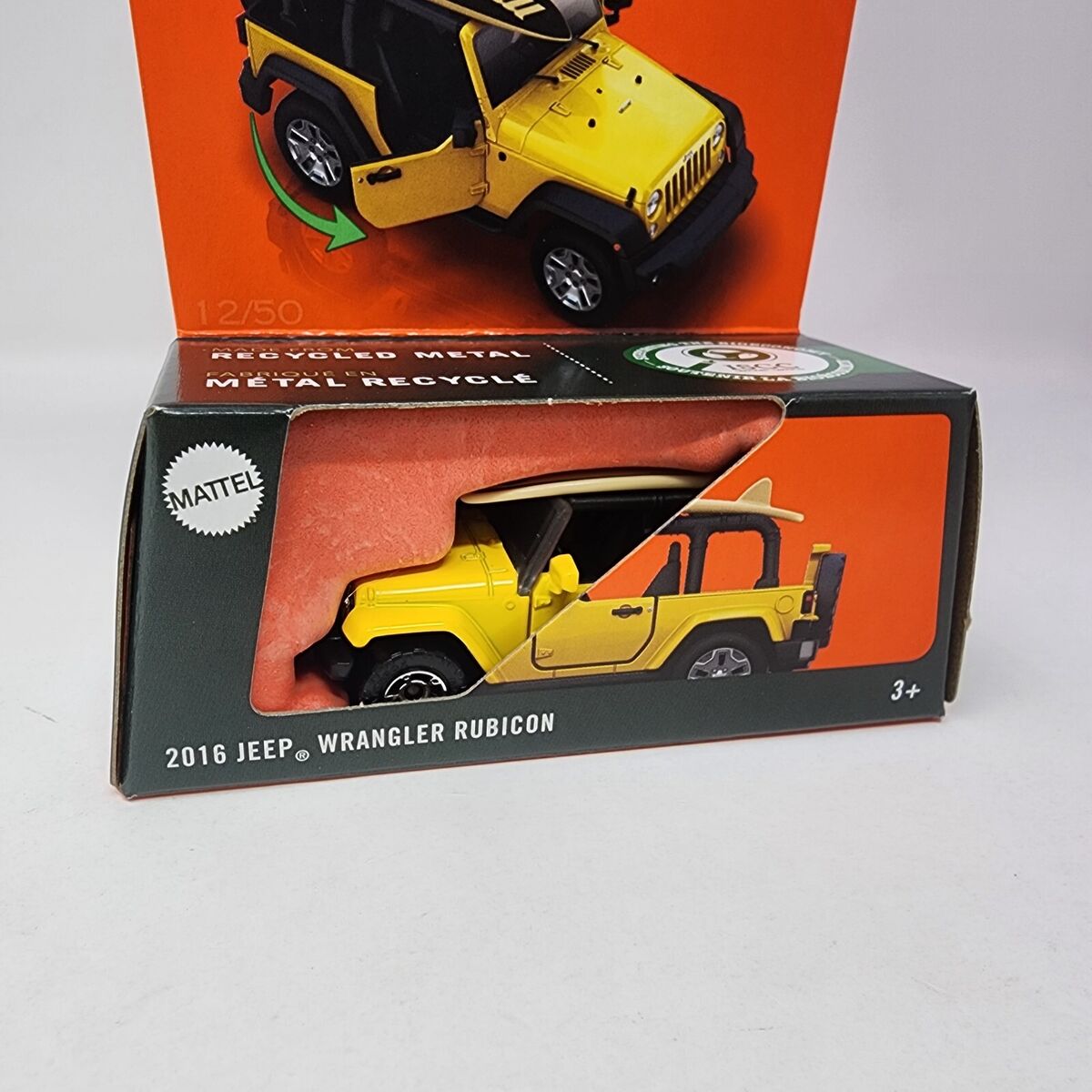 2016 Jeep Wrangler Rubicon * Yellow * 2025 Matchbox Moving
