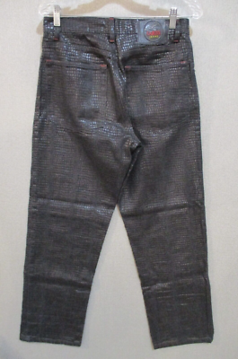 Guess Jeans Black Snakeskin Print Rockstar Style (Tag Size