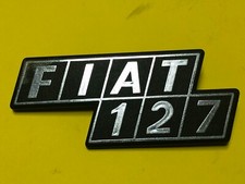 Fiat 127 Rear Trunk Tailgate Emblem Stemma Genuine NOS