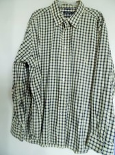 MEN'S NAUTICA WRINKLE RESISTANT YELLOW PLAID DRESS CASUAL SHIRT SZ XXL