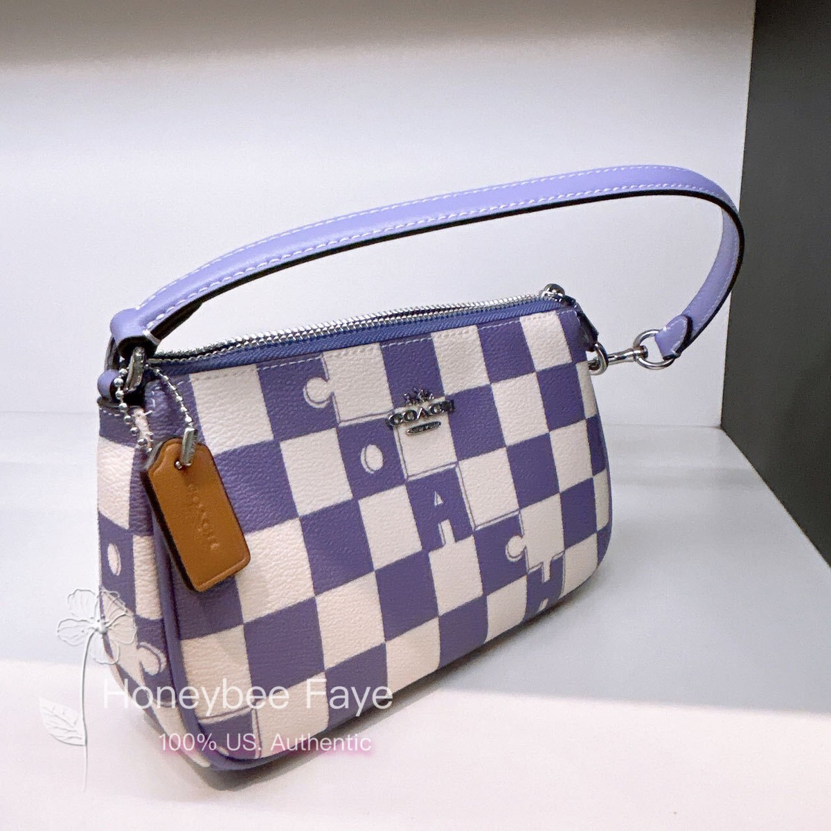 NWT Coach Nolita 19 With Checkerboard Print CR394 | eBay