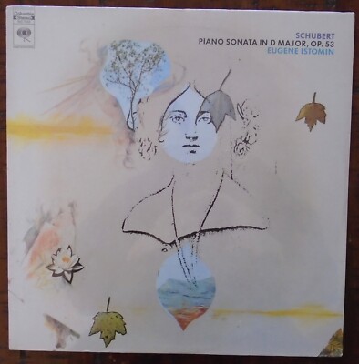 SCHUBERT, Piano Sonata In D Major Eugene Istomin USA New Sealed LP FREE SHIPPING