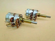 CTS Linear Taper Potentiometer Dual 100K, 50K w/Switch  3/16" D Shaft  (QTY 2)