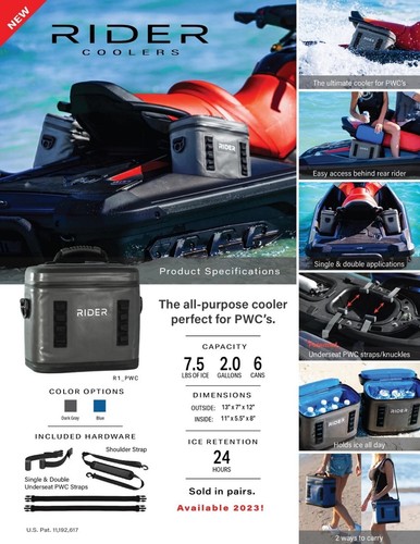 Rider Universal Twin Cooler Bags for Jet Ski Sea-Doo All Personal Watercraft PWC - 第 12/18 張圖片