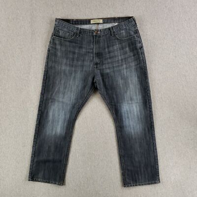 Wrangler 42x30 Straight Fit Jeans Modern Soft Denim Casual Faded Look 