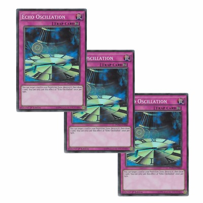 YuGiOh Echo Oscillation 1st Edition Continuous Trap Card | eBay UK