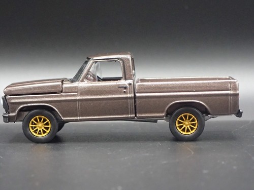 1970 70 FORD F100 Camioneta De Cama Corta Diorama Modelo De Coche Diecast 1:64 - Imagen 3 de 8