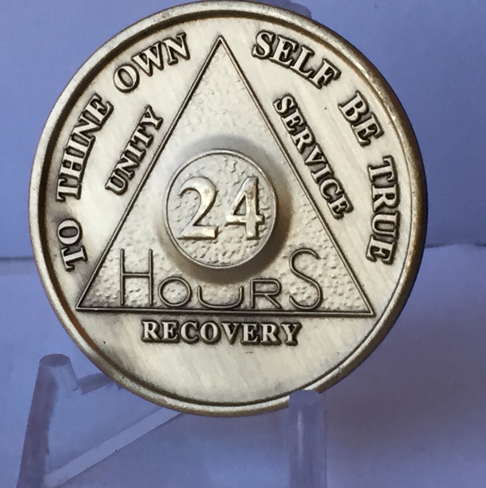 24 Hours AA Medallion Bronze Alcoholics Anonymous Sobriety Chip Coin | eBay