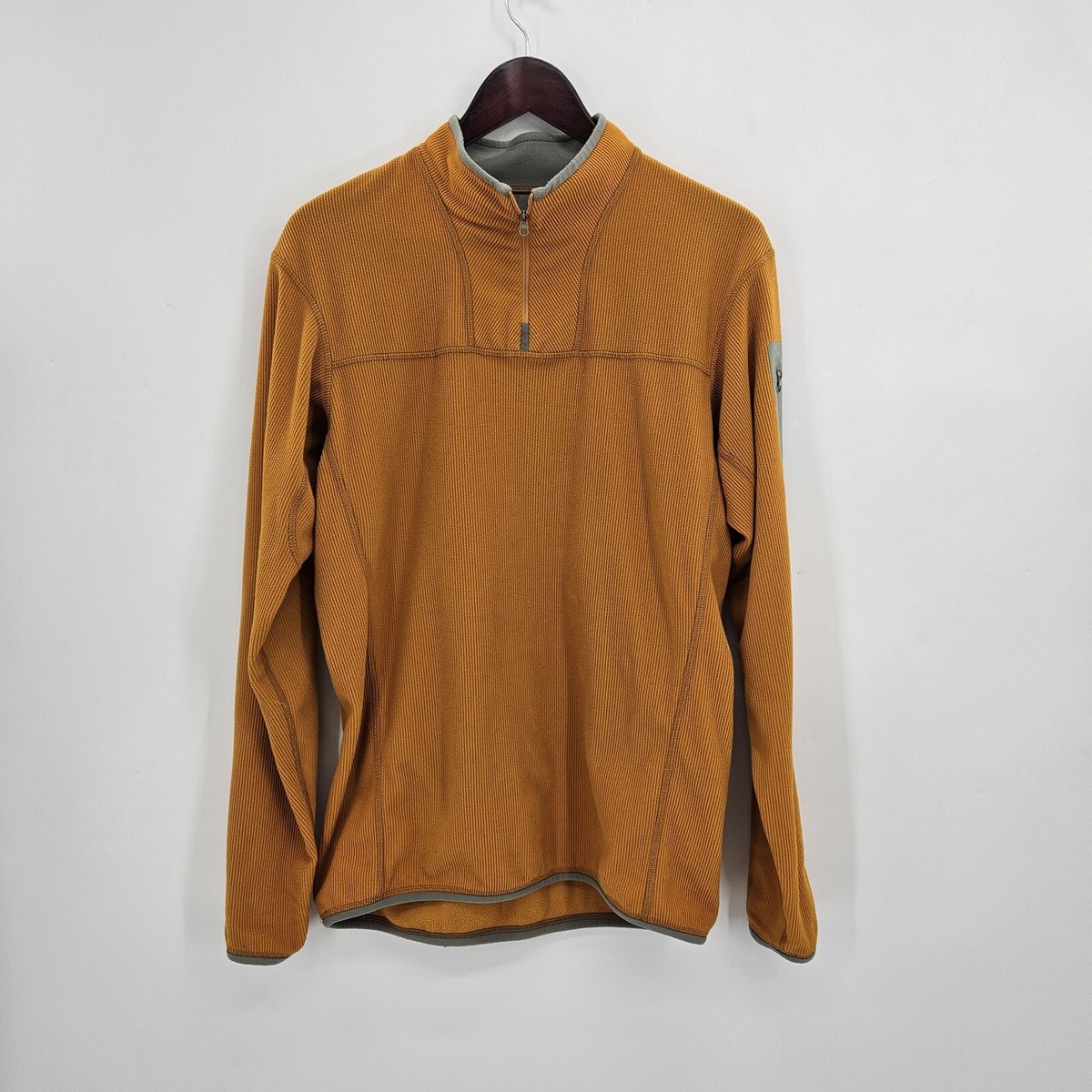 2012 Arc'teryx men's Caliber 1/4 Zip Fleece Pullover Jacket XL tag