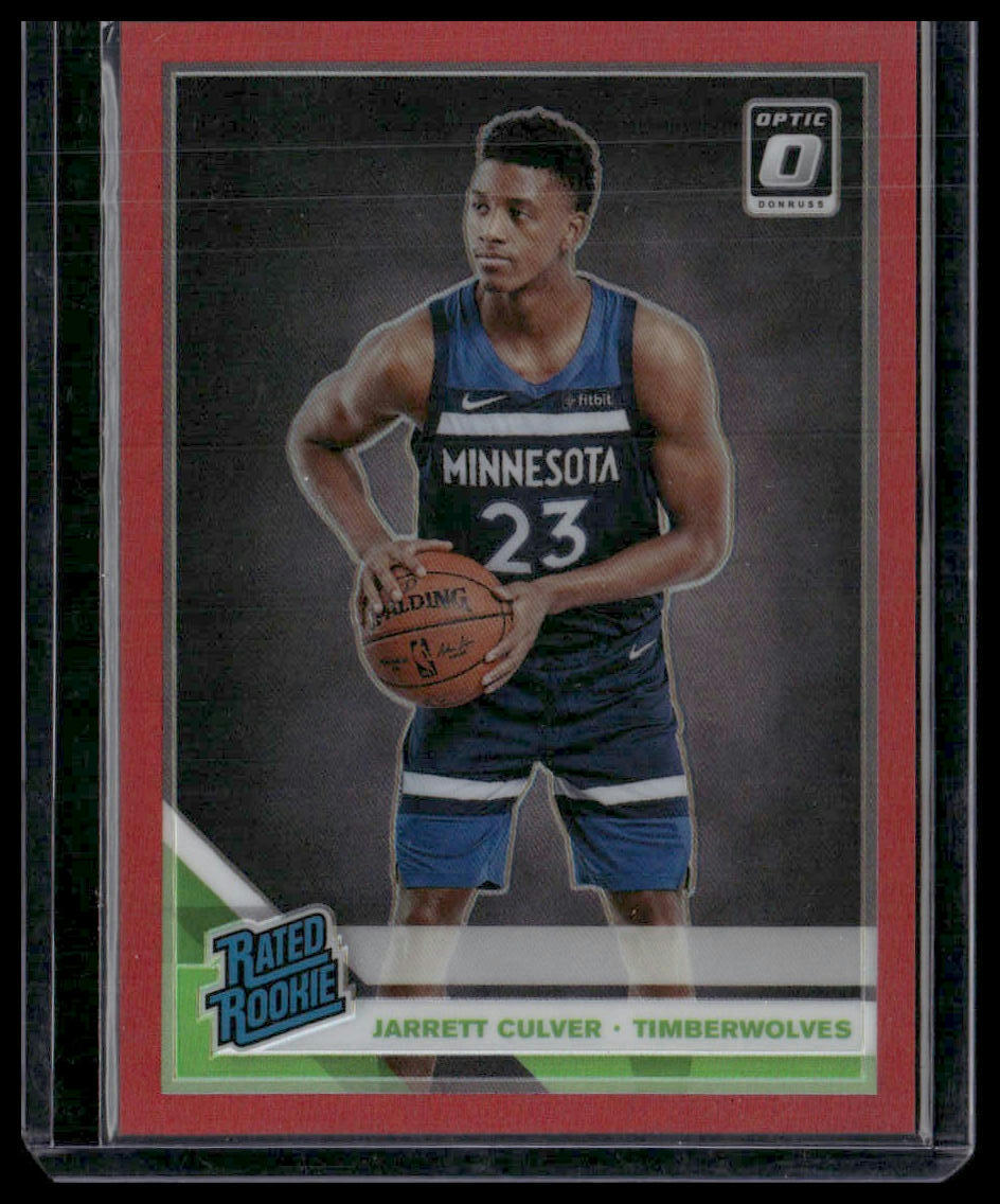 2019-20 Donruss Optic #160 Jarrett Culver Red #/99 Rookie