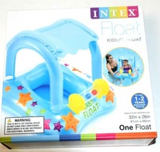 INTEX FLOAT KIDDIE Ages 1-2 Years 32in X 26in Inflatable Sunshade