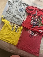 Lot 4 Set Boys Toddler t-shirts short Pants size 4-5 Wore