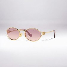 Miu Miu SMU 52YS Gold/Pink Shaded 5AK-06S Sunglasses