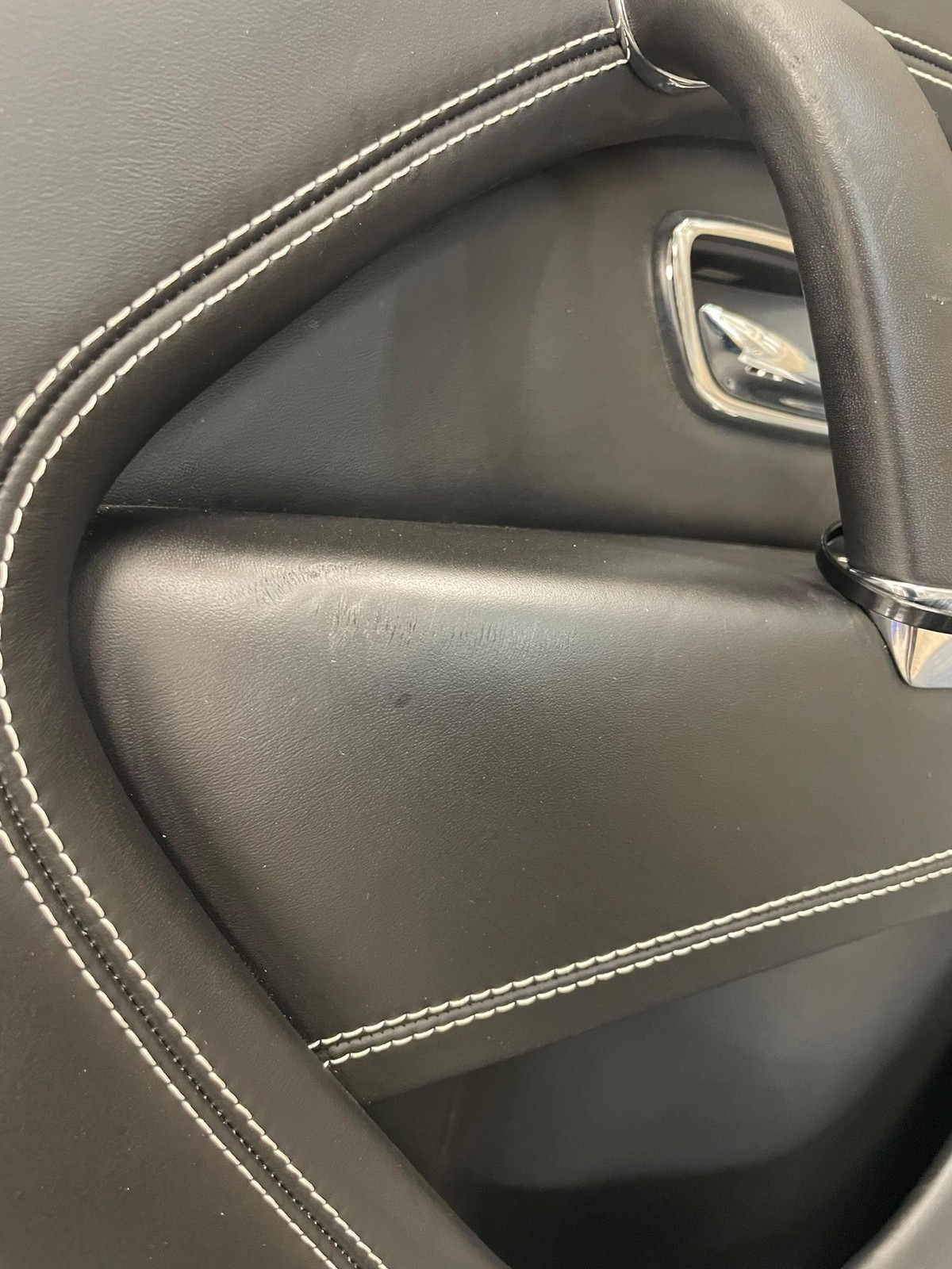2015-2020 BENTLEY BENTAYGA Rear Right Door Trim Panel Cover Beluga Black Leather