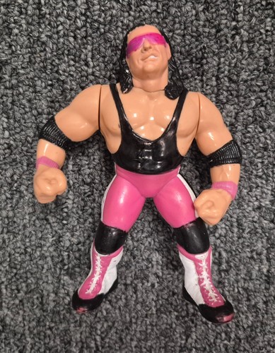 WWF Hasbro Bret Hart Hitman Action Figure 1992 Ser...