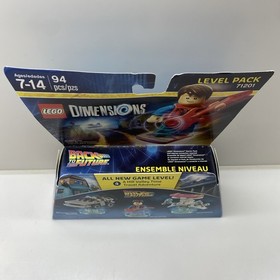 New LEGO Dimensions 71201 Back to the Future Level Pack Marty McFly DeLorean