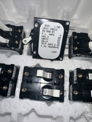 Sensata/ Airpax UPG1-1REC4-52-502-91 Single Pole Circuit Breaker