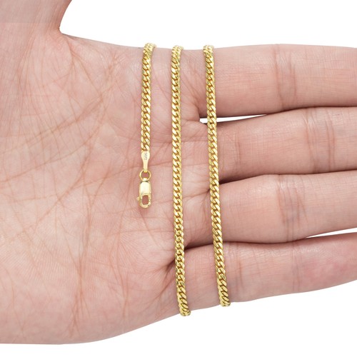 14K Yellow Gold Solid 2.7mm-11mm Miami Cuban Link Chain Necklace Bracelet 7"-30" - Picture 131 of 156