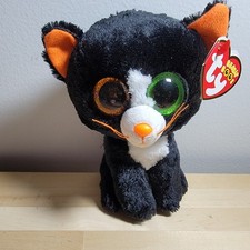TY Halloweenie Beanie Baby - FRIGHTS the Black Cat (4 inch) Rare! - MWMTs