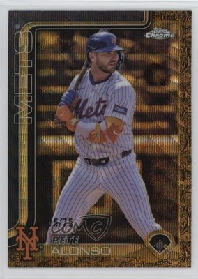 2025 Topps Gilded Collection Gold Wave Refractor 5/75 Pete Alonso #20 1u3b